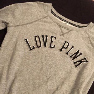 PINK Grey Sweatshirt